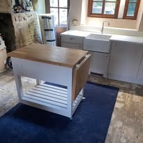 Modern kitchen with custom storage solutions